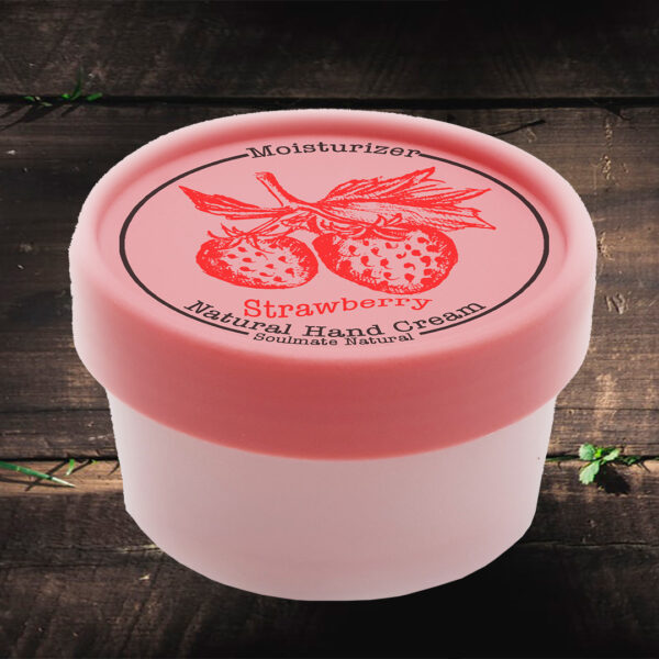 Natural Strawberry Hand Cream - Image 2
