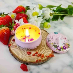 Strawberry candle
