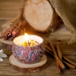 Vanilla candle